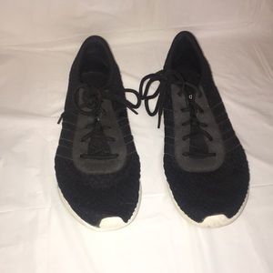 black adidas sneakers